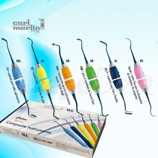 [MR1755] SI1051-SET6 COMPOSITE SET COLORI C.MARTIN