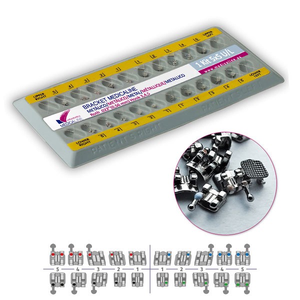 ML95000 Bracket ML metal Roth .022 kit