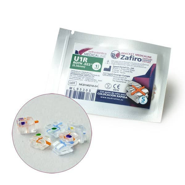 ML95303 Bracket ML Zafiro Roth .022 U3L Hook rep