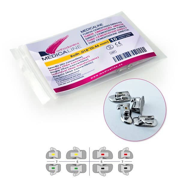 ML95808 Tubos ML cementado directo Roth .022 LL7