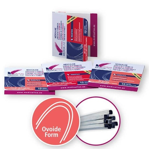 [ME0660] ML96451 Arco ML NiTi térmico rect inf 19x25  Ovoid