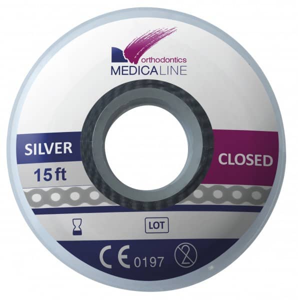 ML96605 Cadeneta ML elástica Clear abierta 3,5 mm