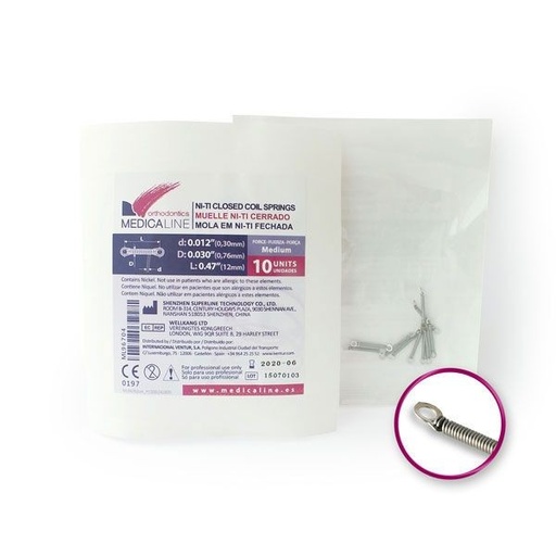 [ME5663] COIL NITI CERRA Ø:.012" Ø:.030" L.:.35" MEDIUM 10U