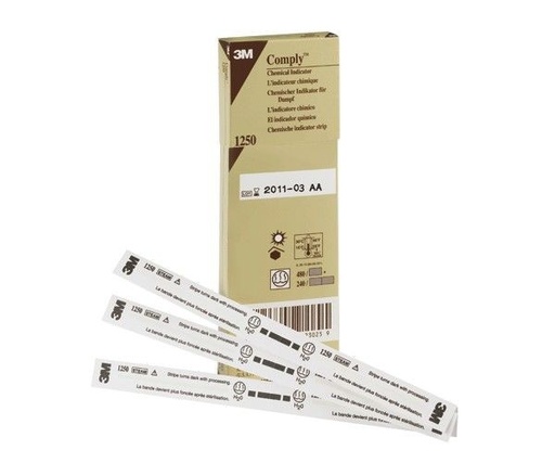 [3M0647] 1250 TIRAS DE CONTROL QUIMICO COMPLY 240UD