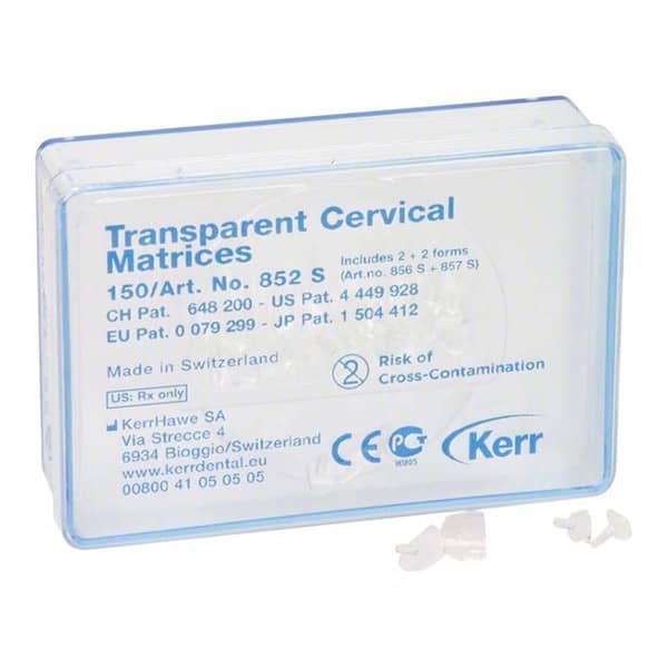852S MATRICES CERVICAL TRANSPARENTES 150ud.