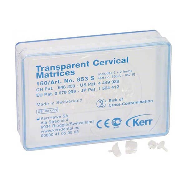 853S MATRICES CERVICAL TRANSPARENTES 150ud.