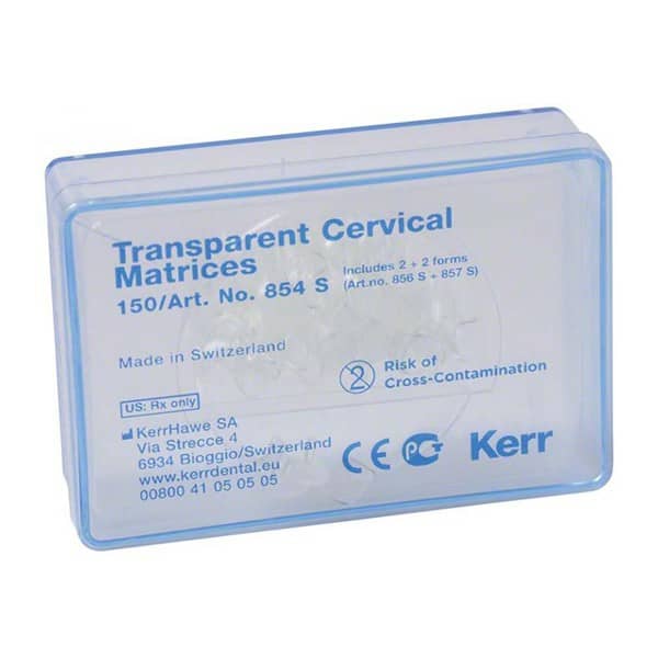 854S MATRICES CERVICAL TRANSPARENTES 150ud.