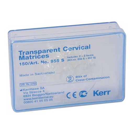 [HN0223] 855S MATRICES CERVICAL TRANSPARENTES 150ud.