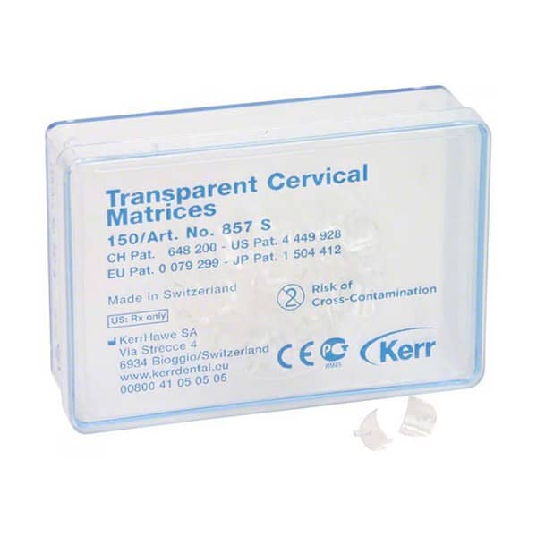 857S MATRICES CERVICAL TRANSPARENTES 150ud.
