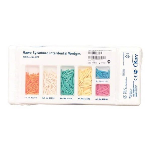 [HN0150] 827 CUÑAS MADERA SURTIDO 400ud.