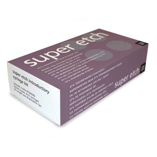 [SD0143] SUPER ETCH INTRO KIT GEL JERINGA 3ud. + 25 PUNTAS