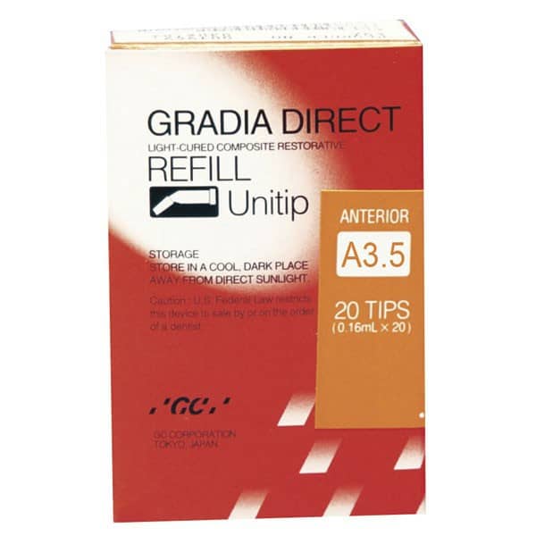 GRADIA DIRECT COMPULE ANTERIOR 20ud. A3,5