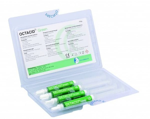 [CL0091] OCTACID GREEN ACIDO ORTOFOSFORICO 4X3.5gr.