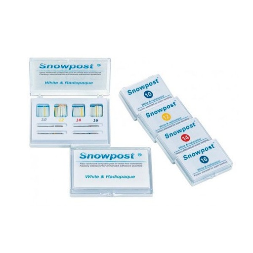 [AB0029] SNOWPOST POSTES REPOSICION 1mm 10ud. BLANCO