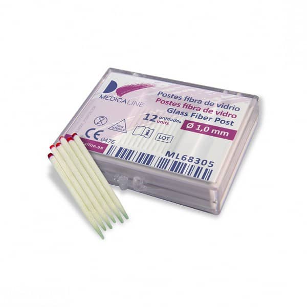 POSTES ENDO POST GLASS 1,6mm. 12u.VERDES