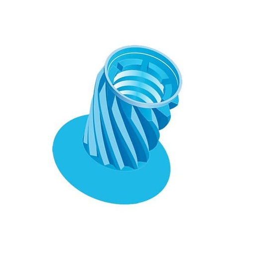 [HN0183] 991/30 COPAS DURAS AZUL SIN ROSCA 30ud.