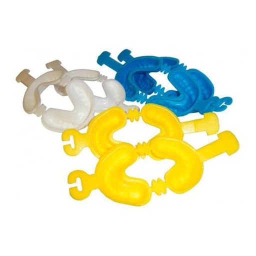 [CL0034] CUBETAS FLUOR DOBLE MEDIANAS 50ud. BLANCA