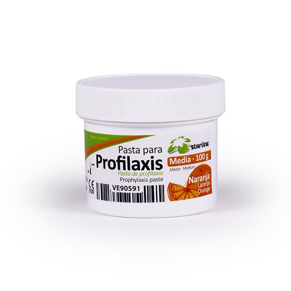 PASTA PROFILAXIS NARANJA G. MEDIO 100G.