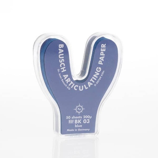 [BK0003] BK 03 PAPEL ARTICULAR AZUL HERRADURA 50 hojas.