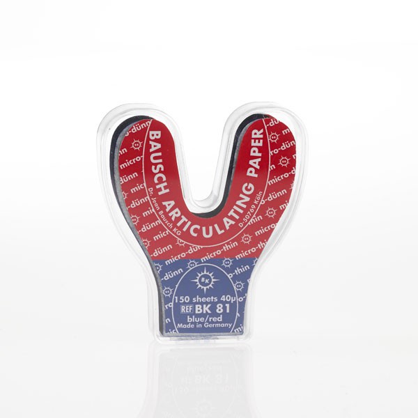 BK 81 PAPEL ARTICULAR ROJO/AZUL HERRADURA 100 hoja