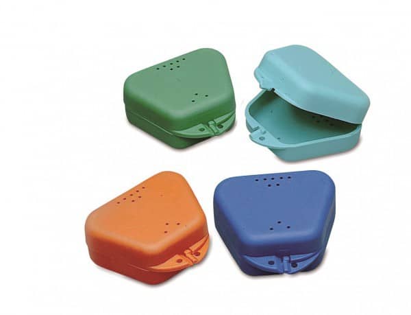 CAJAS PARA PLACAS DE ORTODONCIA VERDE 1ud.