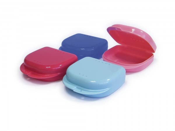 CAJA ORTODONCIA 88x82x28mm. COLORES SDO. 12u.