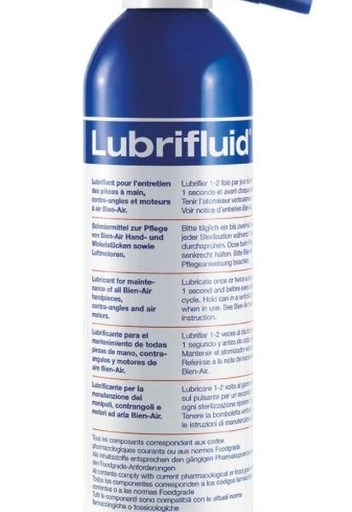 [BA0010] LUBRIFLUID SPRAY LUBRICANTE  500ml.