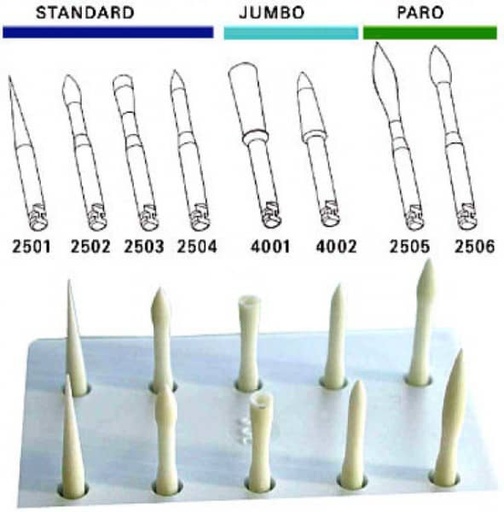 [AB0007] 4002 FRESAS JUMBO CA STAINBUSTER 6ud.