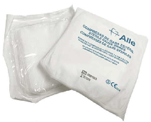 [AL0023] GASAS ESTERILES 16x25cm. 250x5ud.