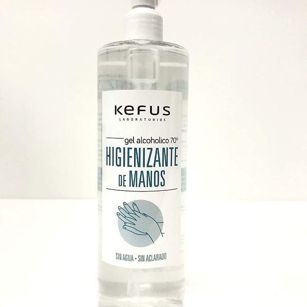 GEL HIGIENIZANTE DE MANOS KEFUS 500ml.+++