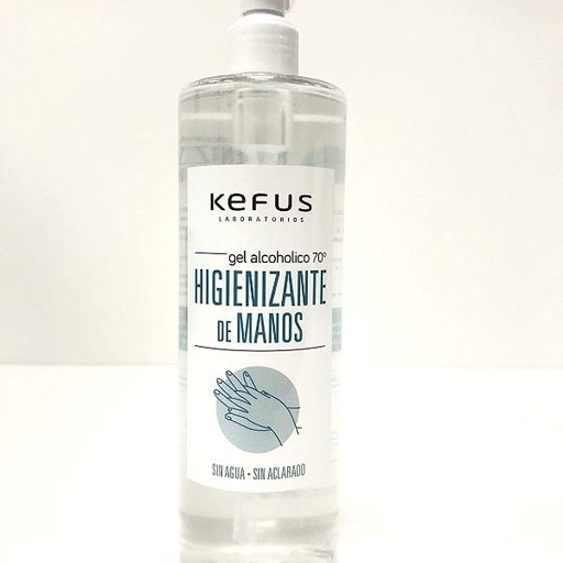 [AL0055] GEL HIGIENIZANTE DE MANOS KEFUS 500ml.+++