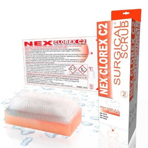 [AL0059] CEPILLO QUIRURGICO CLOREXIDINA 1ud.
