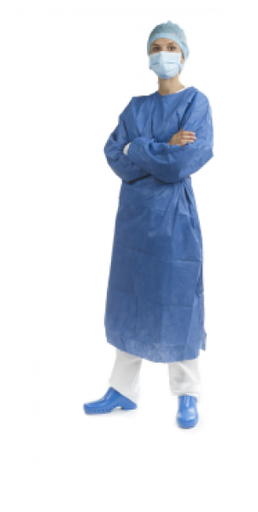 [AL0060] BATA MICROFIBRA NO ESTERIL 5ud.40.D1292 AZUL