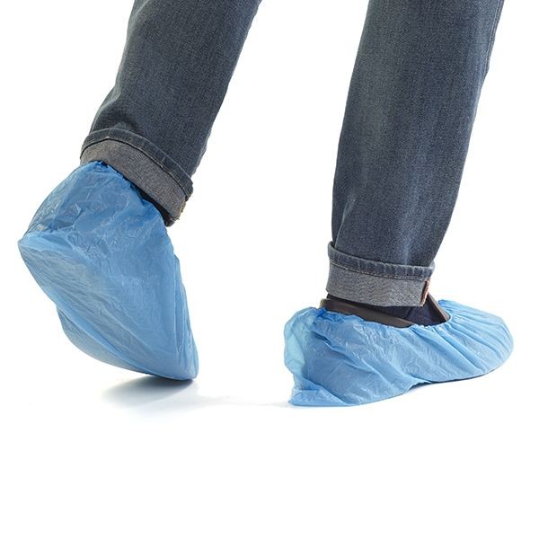 CUBREZAPATO IMPERMEABLE AZUL 100ud.