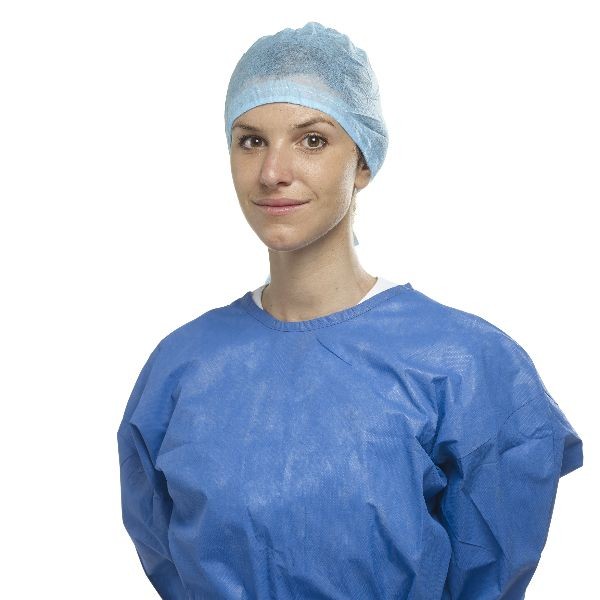 GORRO LAZO POSTERIOR FJO AZUL 100ud.