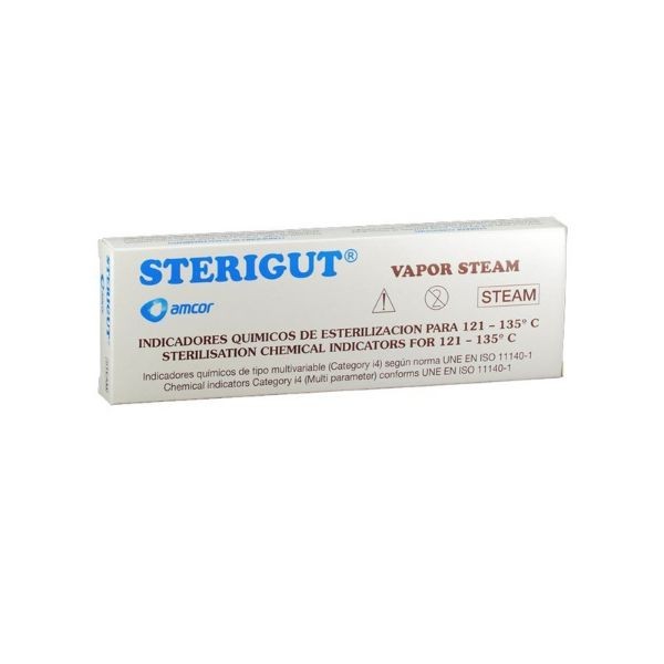 TIRAS DE VAPOR PERGUT INDICADOR ESTERILIZACION 500