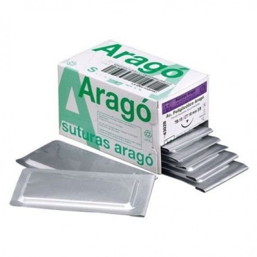 [AR0072] SUTURA A.POLIGLICOLICO TB-10 4/0 12ud.