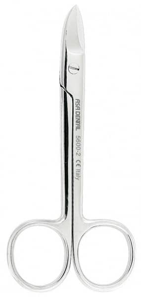 5600-2 TIJERA CORONA CURVA 10,5cm.