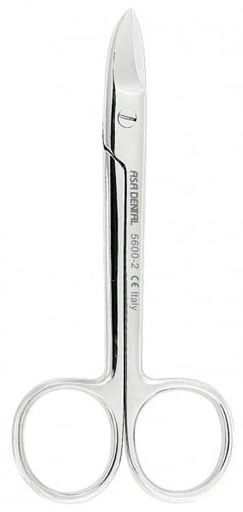 [AS0308] 5600-2 TIJERA CORONA CURVA 10,5cm.