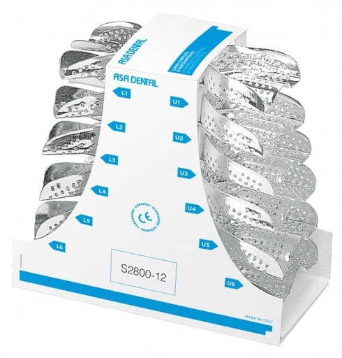 [AS0350] S2800-12 KIT CUBETAS ALUMINIO PERFORADA 12ud.