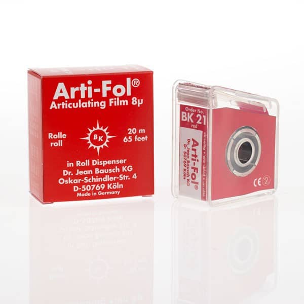 BK 21 PAPEL ARTICULAR ROJO ROLLO 20m.