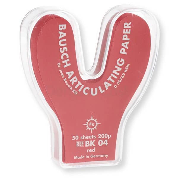 BK 04 PAPEL ARTICULAR ROJO HERRADURA 50 hojas.