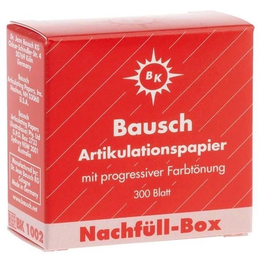 [BK0040] BK 1002 PAPEL ARTICULAR ROJO REPOSICION 300 hojas.