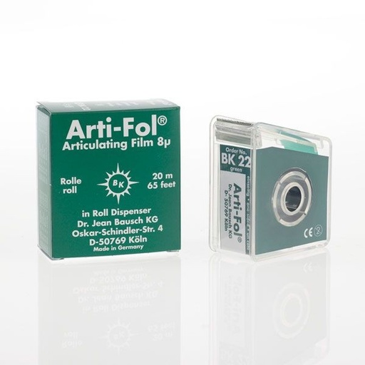 [BK0042] BK 22 PAPEL ARTICULAR VERDE 1 LADO 20m.