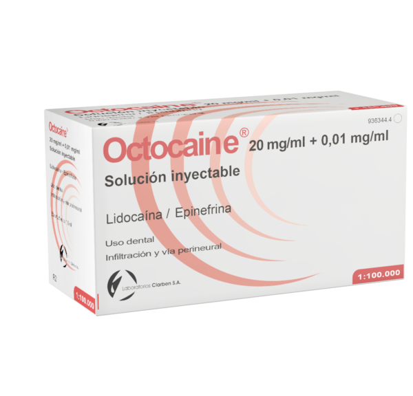 OCTOCAINE 1:100.000 50ud. ROJA