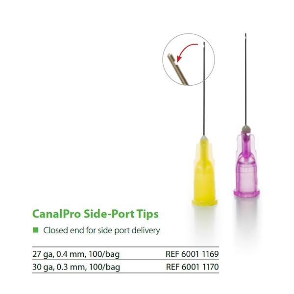 CANALPRO PUNTAS SIDE-PORT 27GA 100ud.