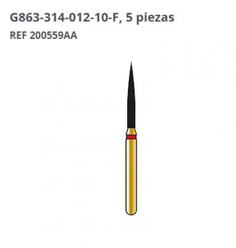 [CO0304] G863-314-012-10-F DIATECH DIAMANTE 5ud.