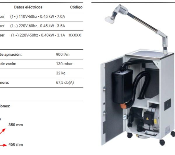 ASPI LASER STERIL 230V 50HZ