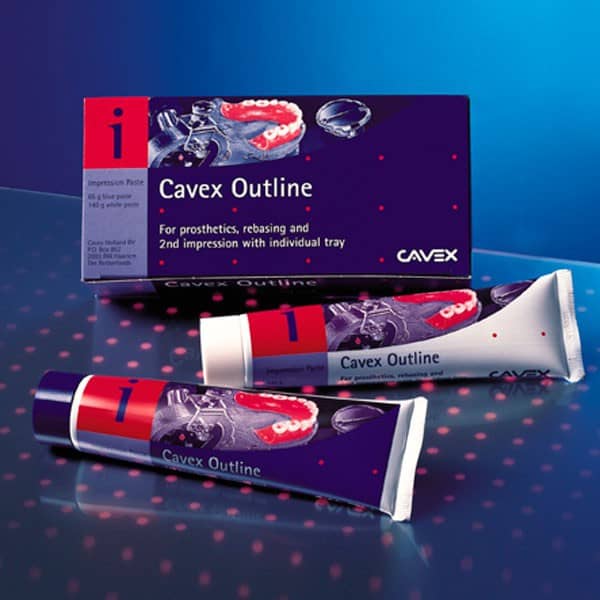 CAVEX OUTLINE PASTA SIN EUGENOL AZUL 140+65gr.
