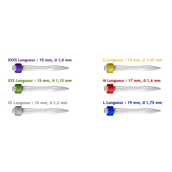 LUSCENT F. VIDRIO LUC-XXXS5 1mm. VIOLETA 5ud.